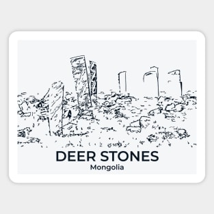 Deer Stones - Mongolia Magnet